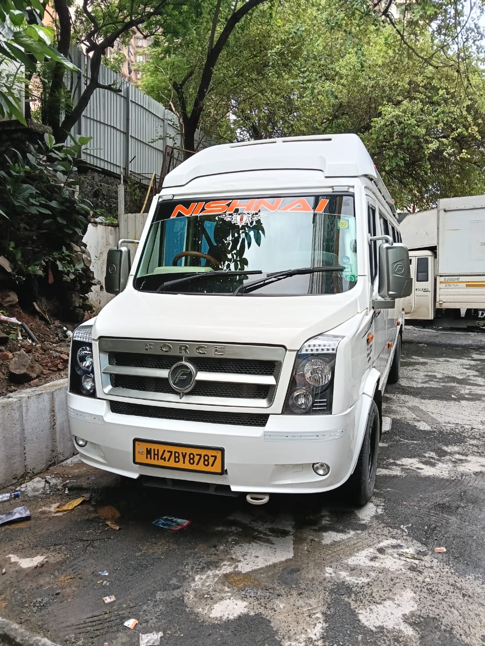 Force Tempo Traveller 20 seater from the Nishnai fleet